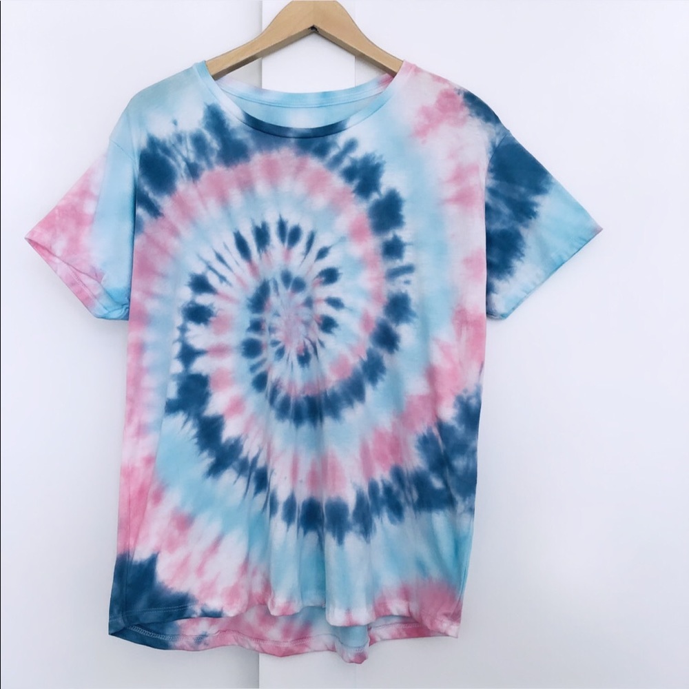 Tie Dye Custom Spiral Tee NEW - Picture 6 of 11